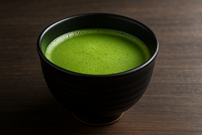 black matcha cup