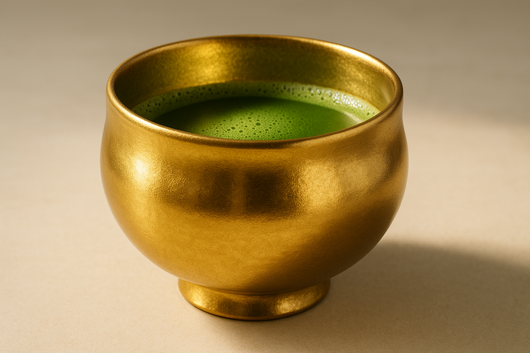 gold matcha cup